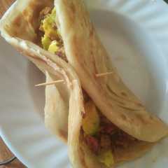 A picture of Soya tacos.