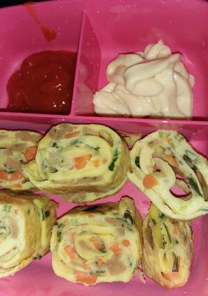 Foto resep Omelet Korea / Korean Rolled Omelette / Gyeran mari Enak Banget
