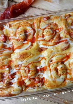 Foto resep Pizza roll (recipe killer soft bread)