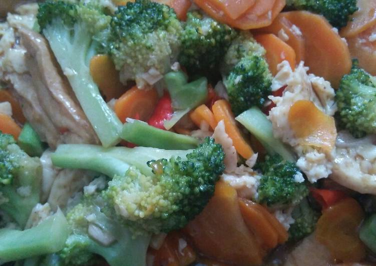Resep Brokoli Tofu Saus Tiram yang Lezat