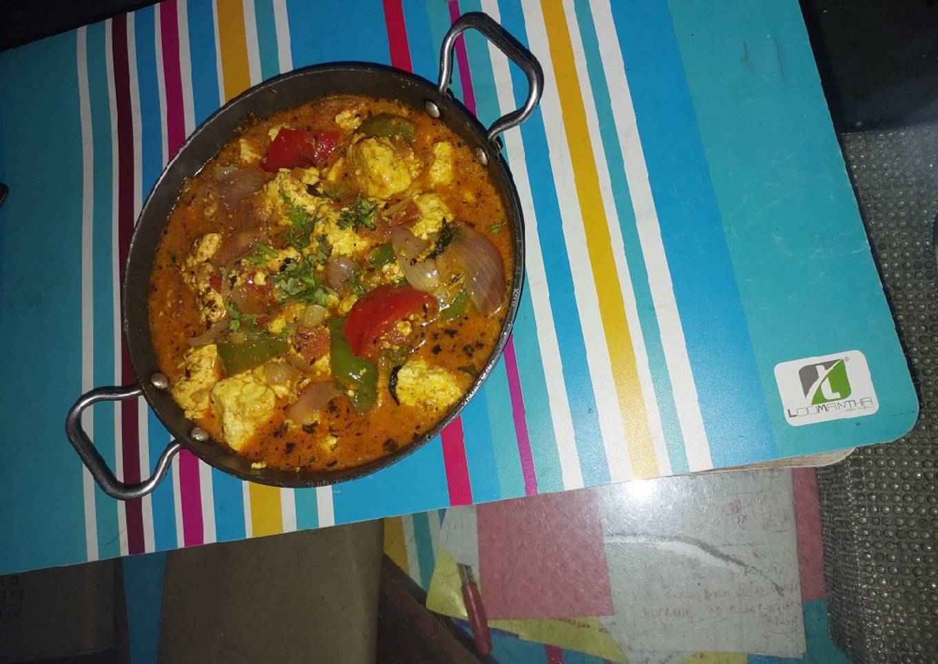 Capsicum paneer gravy