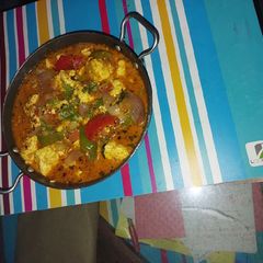 Capsicum paneer gravy A picture of Capsicum paneer gravy.