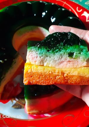 Foto resep 11. Puding Busa Rainbow (Pelangi)