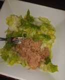 Ensalada de atún con verduras frescas