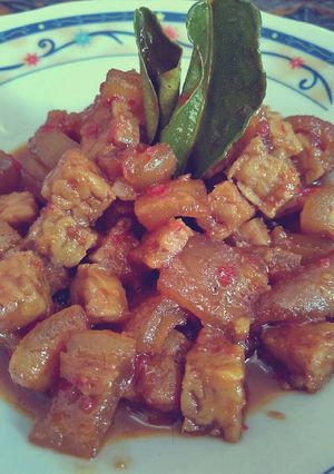 Foto resep Ala ala gudek KK (krecek n tempe)