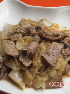 香蒜牛肉片炒苦瓜 的食譜成品照片