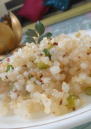 A picture of Sabudana Khichdi.