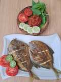 Ikan Bawal Goreng Sambal Merah