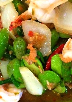 รูปของ สะตอผัดกะปิกุ้ง