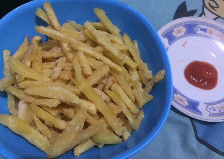 Kentang goreng ala kfc anak kos😬😀