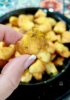 Una foto de Picatostes al curry