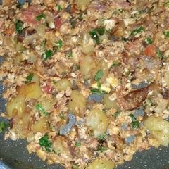 A picture of Desi style egg keema.