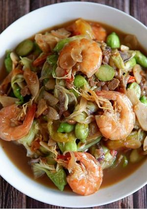 Foto resep Tumis Bunga Turi Tauco Udang