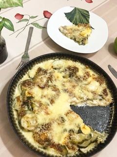 Une photo de Gratin de courgettes
