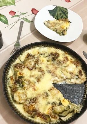 Une photo de Gratin de courgettes