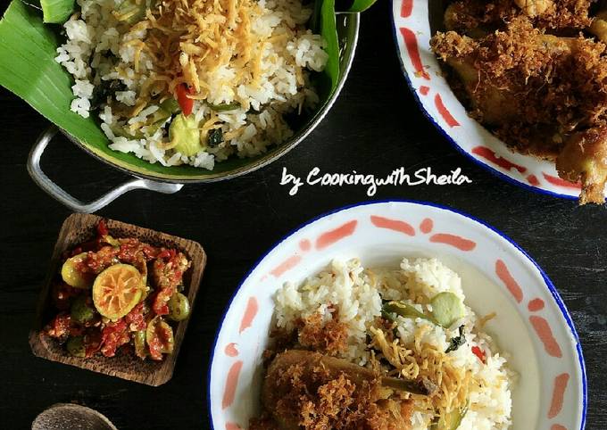 Cara Gampang Menyiapkan Nasi Liwet Teri Medan Rice Cooker, Enak