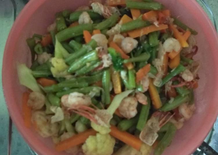 Tumis buncis udang pedas #sajianpasutkberbuka