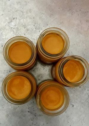 Hình của món Sữa bí đỏ.
