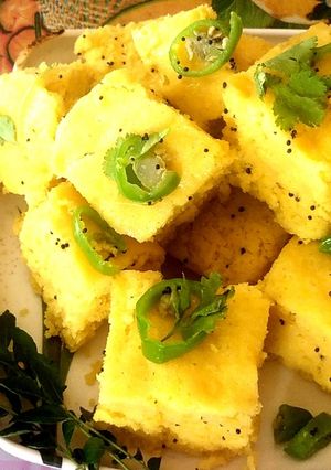 નાયલોન ખમણ રેસીપી મુખ્ય ફોટો