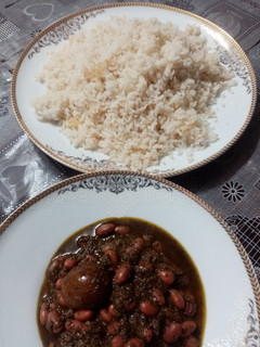 عکسی از دستور قرمه سبزی