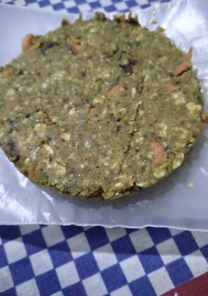 Una foto de Hamburguesas veganas de porotos mung