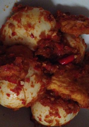 Foto resep Balado telur tahu