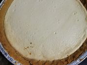 Una foto de crema de maicena con vainilla