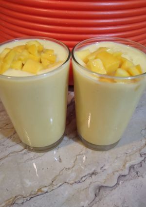 A picture of Mango shake.
