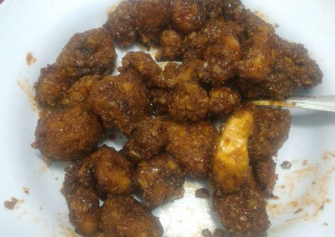 Ayam Popper Madu Pedas (Honey Chilli Chicken Poppers)