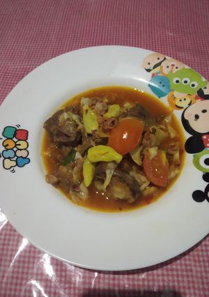 Foto resep Tong-kam-sim (tongseng kambing simple) 😋