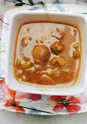 A picture of Mushroom matar.