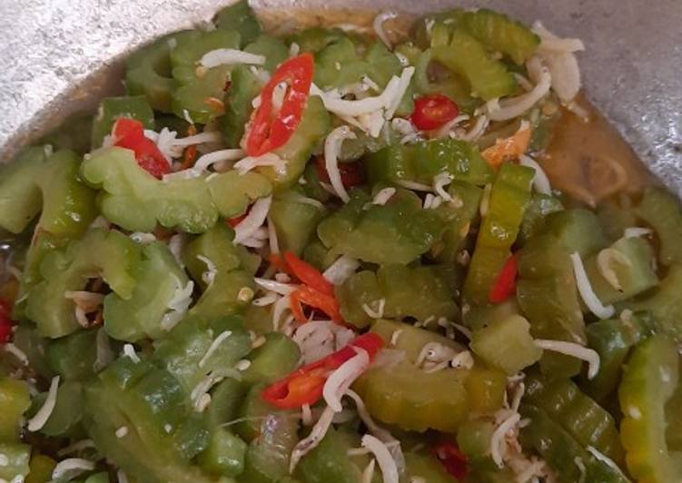 Resep Tumis pare teri medan sesuka hati Anti Gagal