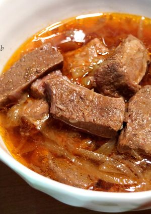 洋蔥燉牛肉 的食譜成品照片