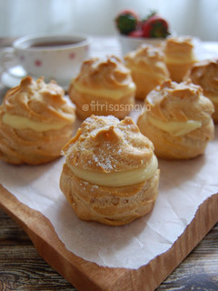 Foto resep Sus/soes vla vanilla, kokoh banget (tanpa mixer) 👌