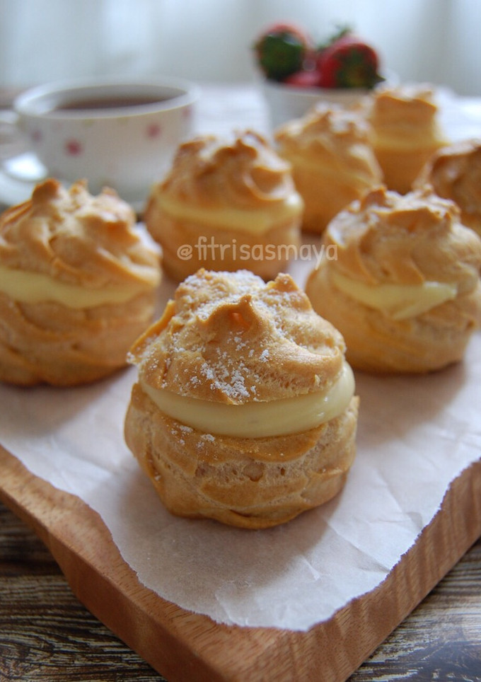 Foto resep Sus/soes vla vanilla, kokoh banget (tanpa mixer) 👌