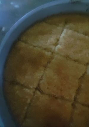 صورة لوصفة بسبوسه بالشعيريه