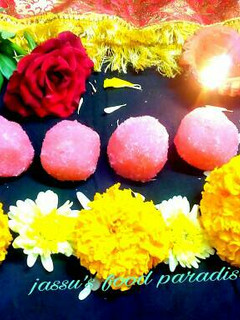 A picture of Paneer milkmaid ladoo.