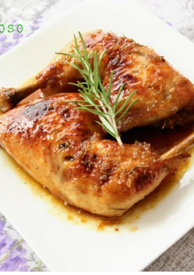 Una foto de Pollo a la Miel