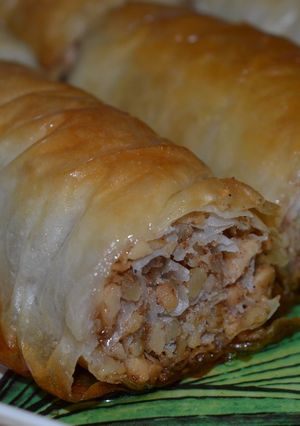 Una foto de Rollitos de nuez y maní
