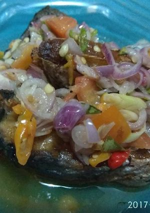 Foto resep Patin goreng sambal matah#KF friendly
