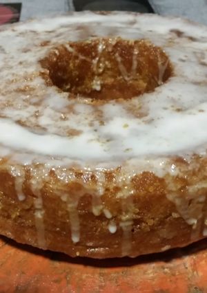 Una foto de Aro de naranja con almíbar y glaseado