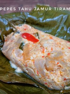 Foto resep 11. Pepes Tahu Jamur Tiram