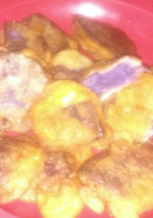 Foto resep Ubi ungu goreng tepung