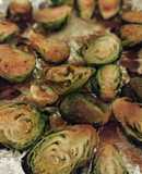 Garlic Roasted Brussel Sprouts