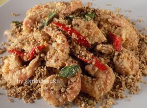 Foto resep Udang Goreng Nestum (Cereal)/Butter Prawn