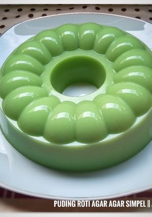 Foto resep Puding Roti Agar Agar Simpel