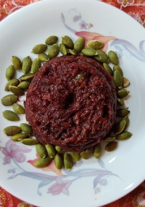 A picture of Healthy Beetroot Halwa.