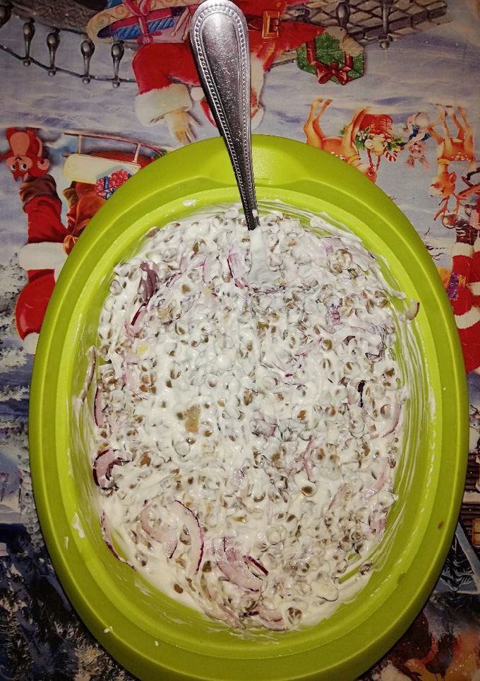 Lencse saláta recept fotója