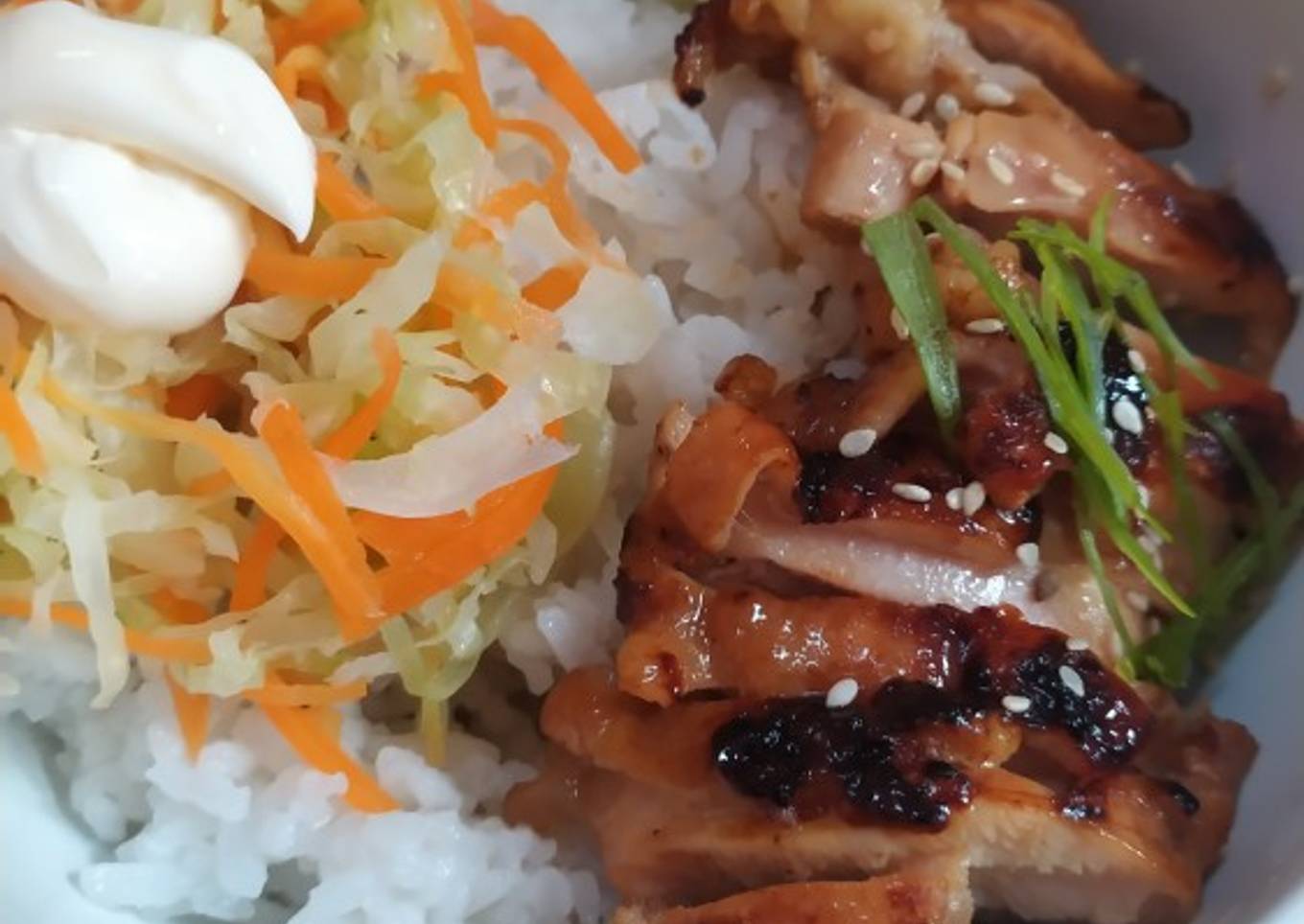 Paha ayam panggang bumbu Teriyaki/bulgogi