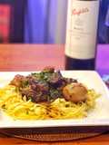 Beef Bourguignon with Egg Fettuccine